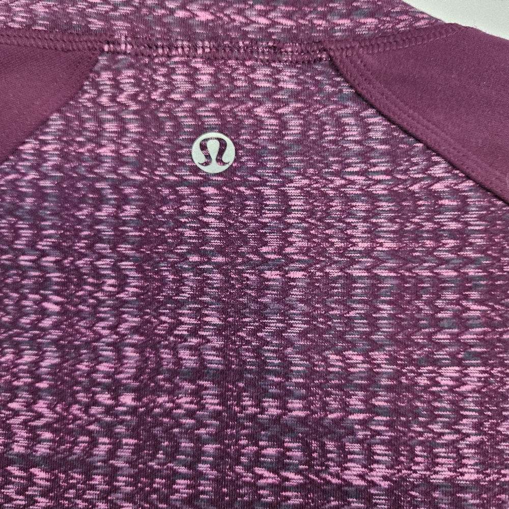 LULULEMON Zip Up Jacket - Raspberry, Wine, Plaid - Picture 5 of 6